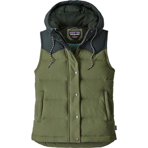 Patagonia Jackets & Blazers - Patagonia Bivy down vest rare green on green